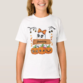 Kids Personalized Halloween T-Shirt Tシャツ