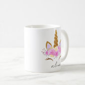 Kids Personalized Mug with Name コーヒーマグカップ (正面右)