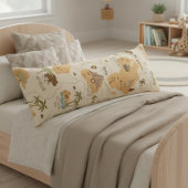 Kid's Personalized Safari Map ID1269 ボディピロー