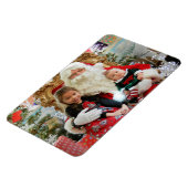 Kids Photo Christmas Prefursor祖父母 マグネット (左側)