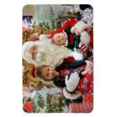 Kids Photo Christmas Prefursor祖父母 マグネット (縦)