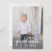 Kids Photo Graduation 案内状 (正面)
