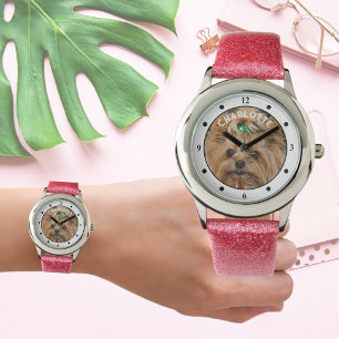 Kids PHOTO NAME Watch - Pet Friends Family 腕時計