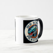 Kids Pickleball Sport T-shirts. モーフィングマグカップ (正面右)