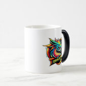 Kids Pickleball Sport T-shirts. モーフィングマグカップ (正面右)