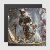 Kids pillow with 3D photography of a mother and da (正面/裏面)