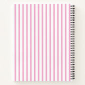 Kids pink minimalist Spiral Notebook ノートブック (裏面)