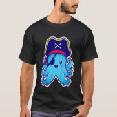 Kids Pirate Octopus cute children's design (C) Tシャツ (正面)