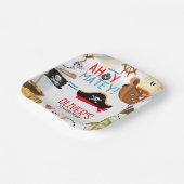 Kids Pirate Party | Ahoy Matey Pirate Birthday  ペーパープレート (傾斜あり)