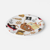 Kids Pirate Party | Ahoy Matey Pirate Birthday  ペーパープレート (アングル)