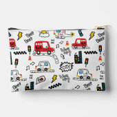 Kids Playful Transport Pattern  アクセサリーポーチ (裏面)