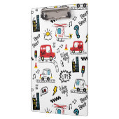 Kids Playful Transport Pattern  クリップボード (左)