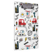 Kids Playful Transport Pattern  クリップボード (右)