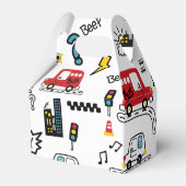 Kids Playful Transport Pattern  フェイバーボックス (裏面サイド)