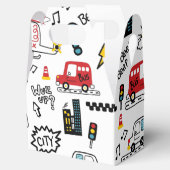 Kids Playful Transport Pattern  フェイバーボックス (オープン)