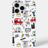 Kids Playful Transport Pattern  Case-Mate iPhoneケース (裏面)