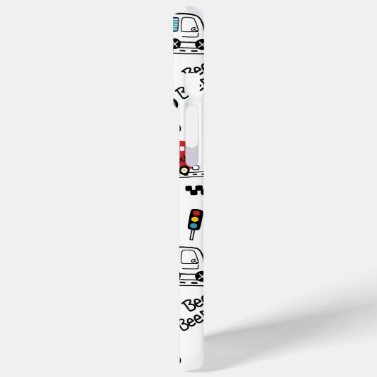 Kids Playful Transport Pattern  Case-Mate iPhoneケース (裏面 / 左)