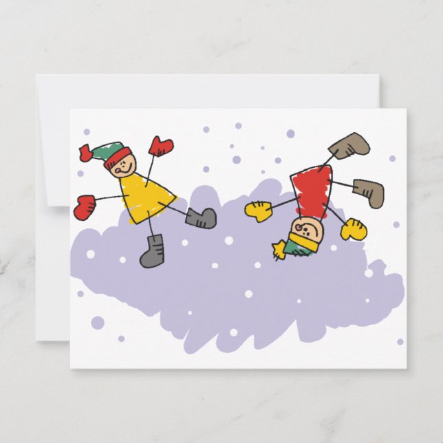 Kids Playing In The Snow (正面)