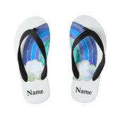 kids' pool slides rainbow キッズビーチサンダル (フットベッド)
