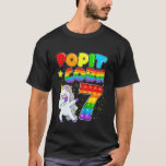 Kids Pop It Corn Happy 7th Unicorn Birthday Seven  Tシャツ<br><div class="desc">Kids Pop It Corn Happy 7th Unicorn Birthday Seven Cute Unicorn.</div>