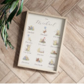 Kids Positive Affirmation Winnie the Pooh Themed ポスター