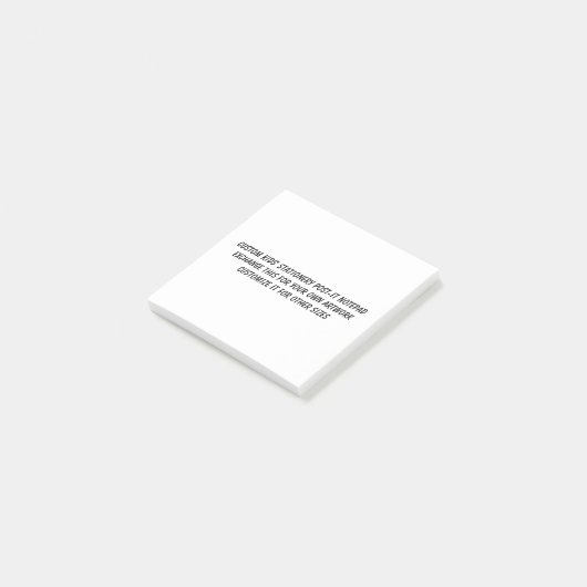 Kids Post-It Notepad 3" x 3"または任意のサイズのアート ポストイット (アングル)