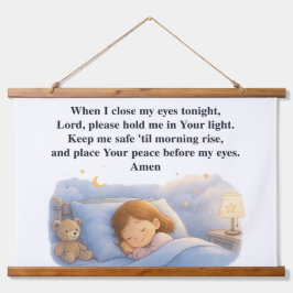 Kids Prayer 吊り下げ型タペストリー