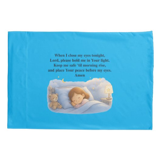 Kids Prayer 枕カバー (裏面)