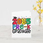 Kids Pre-k Graduate 2025 Preschool Graduation Cl O カード (黄色い花)