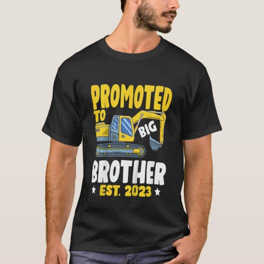 Kids Promoted to Big Bro 2023 Leveled up to Big Br Tシャツ (正面)