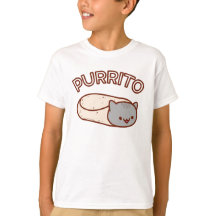 Kid's PURRITO CAT Burrito Tシャツ