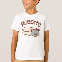 Kid's PURRITO CAT Burrito Tシャツ