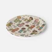 Kids Ramadan Kareem Paper Plates – Islamic Party ペーパープレート (アングル)