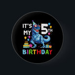Kids Rawr I'm 5 5th Birthday Party Tレックス恐竜 缶バッジ<br><div class="desc">Kids Rawr I'm 5 5th Birthday Party Tレックス恐竜ギフトfor Boys</div>