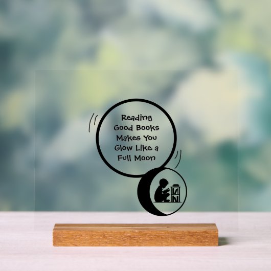 Kids Reading Acrylic Sign アクリルサイン (ニュートラル)