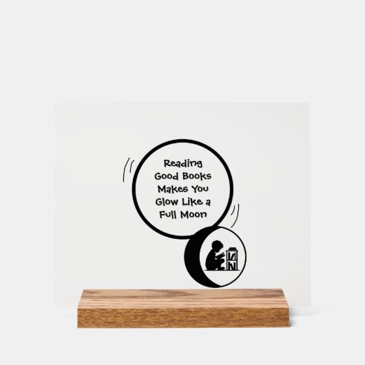 Kids Reading Acrylic Sign アクリルサイン (正面)