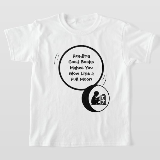Kids Reading Quote T-Shirt Tシャツ (レイダウン)