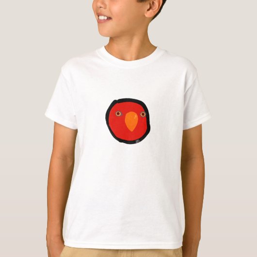 KIDS Red birb "GUMI" Tシャツ (正面)