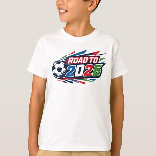Kids Road To The 2026 World Cup Tシャツ (正面)