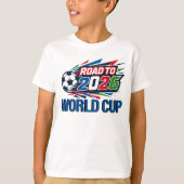 Kids Road To The 2026 World Cup Tシャツ (正面)