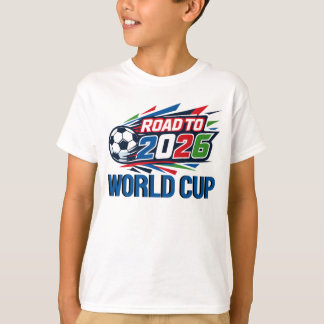 Kids Road To The 2026 World Cup Tシャツ