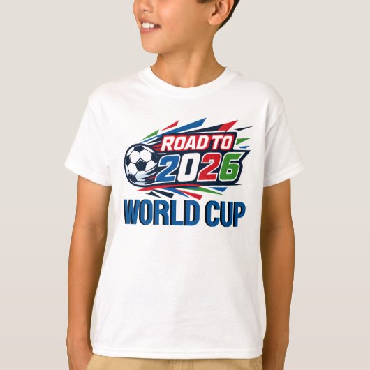 Kids Road To The 2026 World Cup Tシャツ (正面)