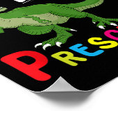 Kids - Roaring Into Preschool - Dinosaur T-rex Pre ポスター (角)