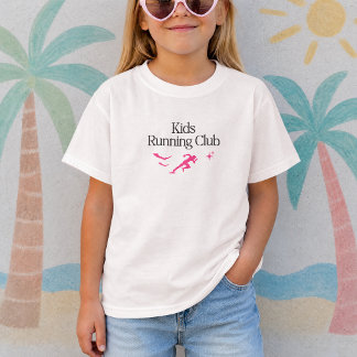 Kids Running Club – レトロピクセルランニング Tシャツ