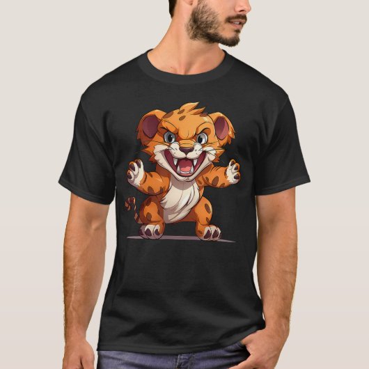 Kids Sabertooth Tiger Tシャツ (正面)