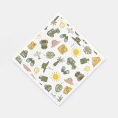 Kid's Safari Birthday Party スタンダードランチョンナプキン (角)