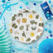 Kid's Safari Birthday Party ペーパープレート (パーティー)