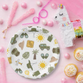 Kid's Safari Birthday Party ペーパープレート (パーティー)