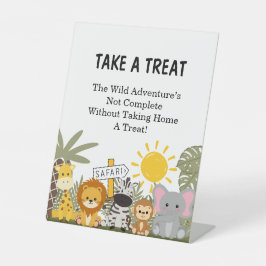 Kid's Safari Birthday Party 台座サイン