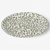 Kid's Safari Leopard Birthday Party ペーパープレート (アングル)